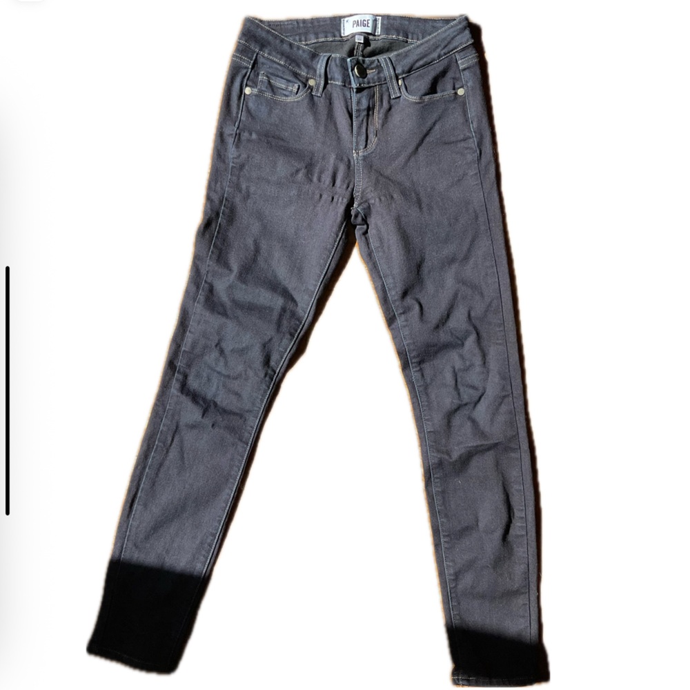 PAIGE Women's Charcoal Skinny Jeans size 26